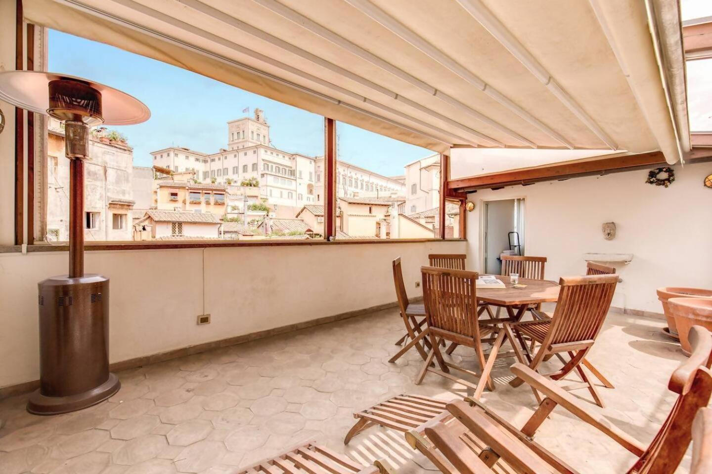 Attic With Terrace By Trevi Fountain Apartment Roma Ngoại thất bức ảnh